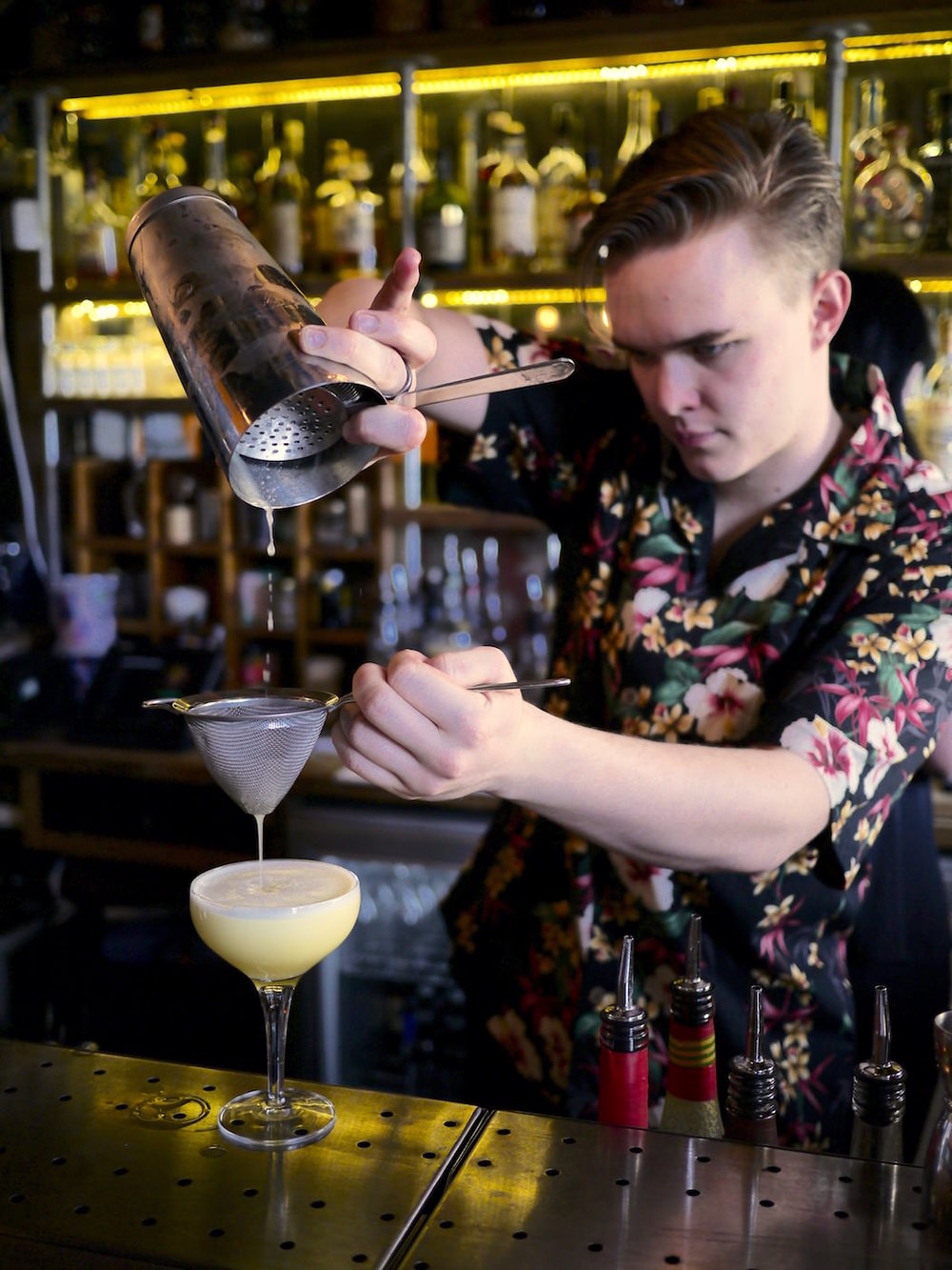 Max from The Cocktail Shack mixes 'Truth Be Told'